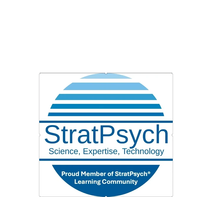 StratPsych verification badge: Science, Expertise, Technology. Proud member of the StratPsych learning community