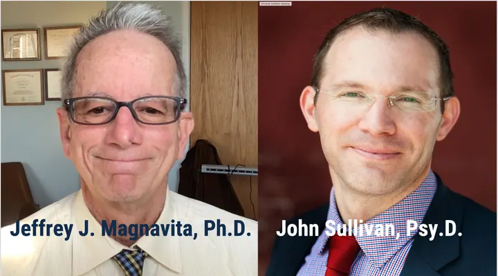 Jeffrey J. Magnavita, Ph.D. and John Sullivan, Psy.D., the recorded webinar on technology in mental health practice
